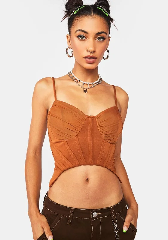 Women's Stylish Professional Apparel Make The Most Corset Crop Top