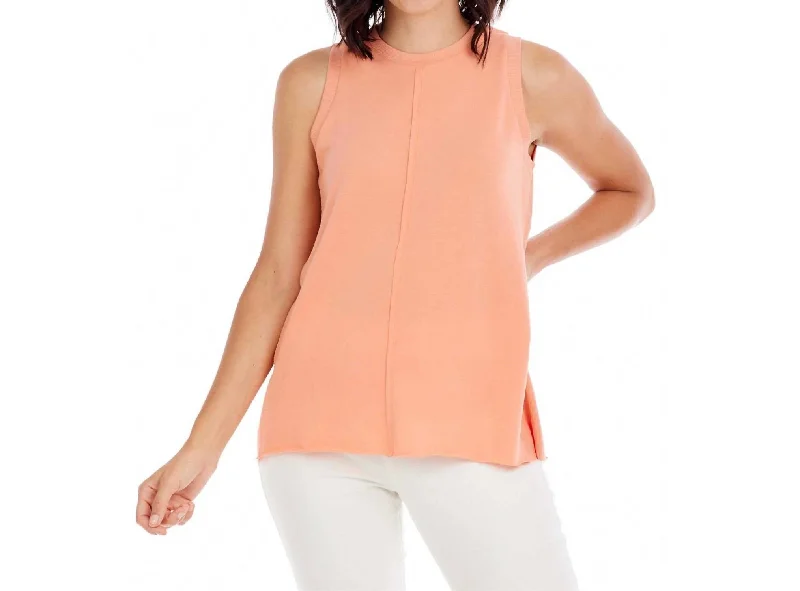 Women's Comfy Loungewear Outfit Dempsey Swing Tank Top In Peach