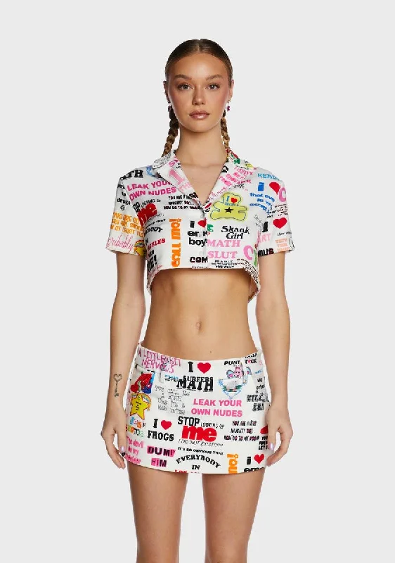 Summer Sale Fave Prints Crop Top