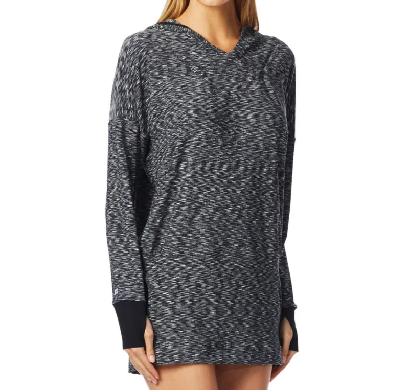 Women's Evening Wear for Special Occasions Breakaway Wanderlust Pull Over Hoodie In Black