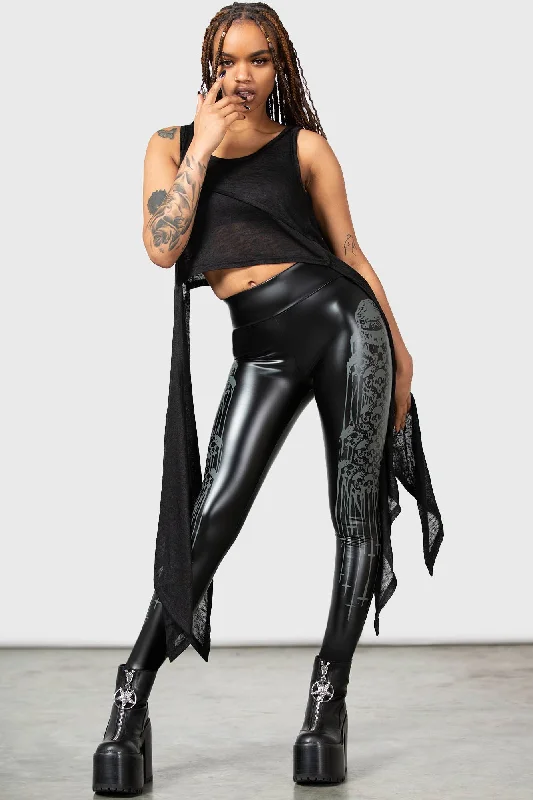 Women's Clothes Catacomb and Crosses Leggings