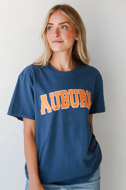 Women's Clothing Apparel Sets Navy Auburn Tee