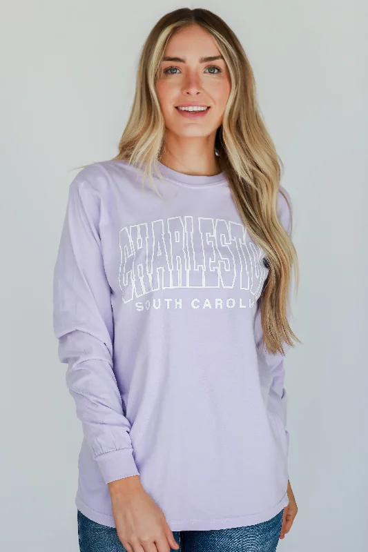 Elegant Women's Evening Garments Lavender Charleston South Carolina Long Sleeve Tee