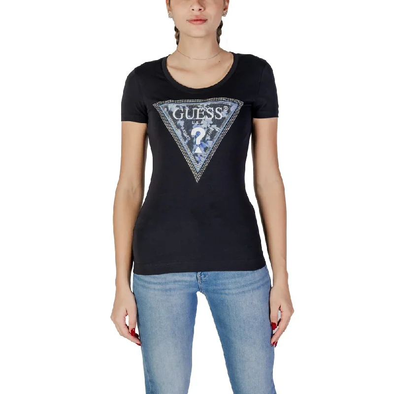 Women's Party Outfit Guess  Cotton Tops & Women's T-Shirt