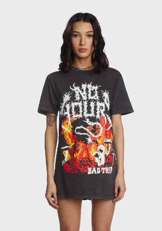 Chic Women's Clothing for Work and Travel Bad Trip Graphic Tee