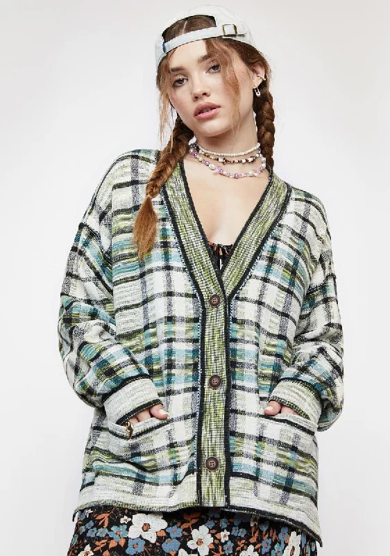 Women's Transitional Outfit McGregor Plaid Cardigan