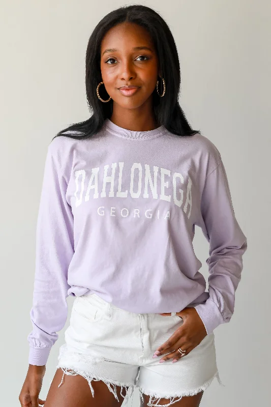 Women's Travel Garments Lavender Dahlonega Georgia Long Sleeve Tee