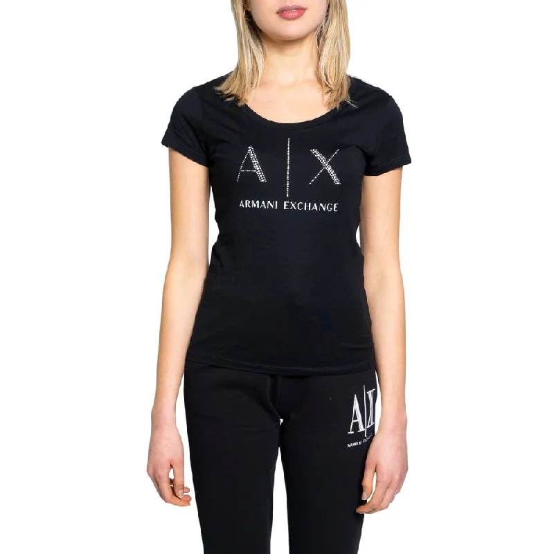Sophisticated Outfits Armani Exchange  Cotton Tops & Women's T-Shirt