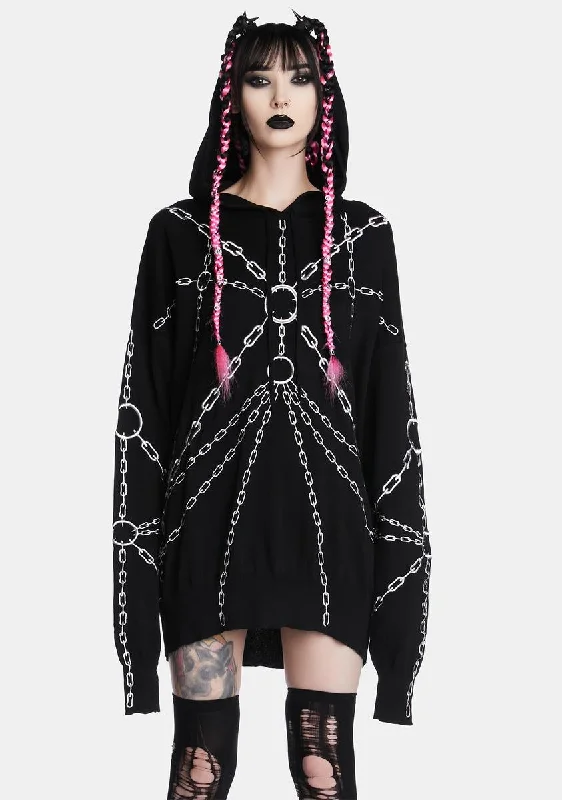 Modern Women's Apparel Chain Reaction Oversized Hoodie
