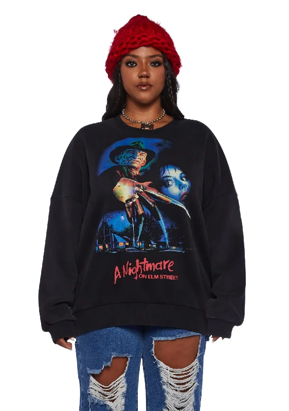 Bold Fashion Plus New Nightmares Oversized Sweatshirt