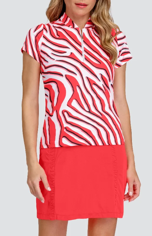 Women's High-Fashion Apparel Rosalia Top - Zebra Frill - FINAL SALE