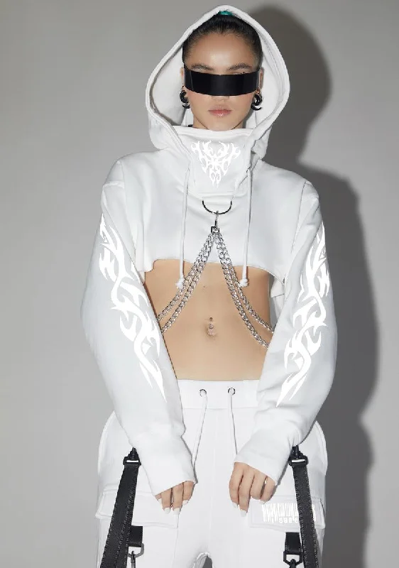 Online Boutique Stores Pure Mark Of The Beast Chained Hoodie