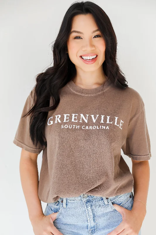 Women's Evening Attire Mocha Greenville South Carolina Tee