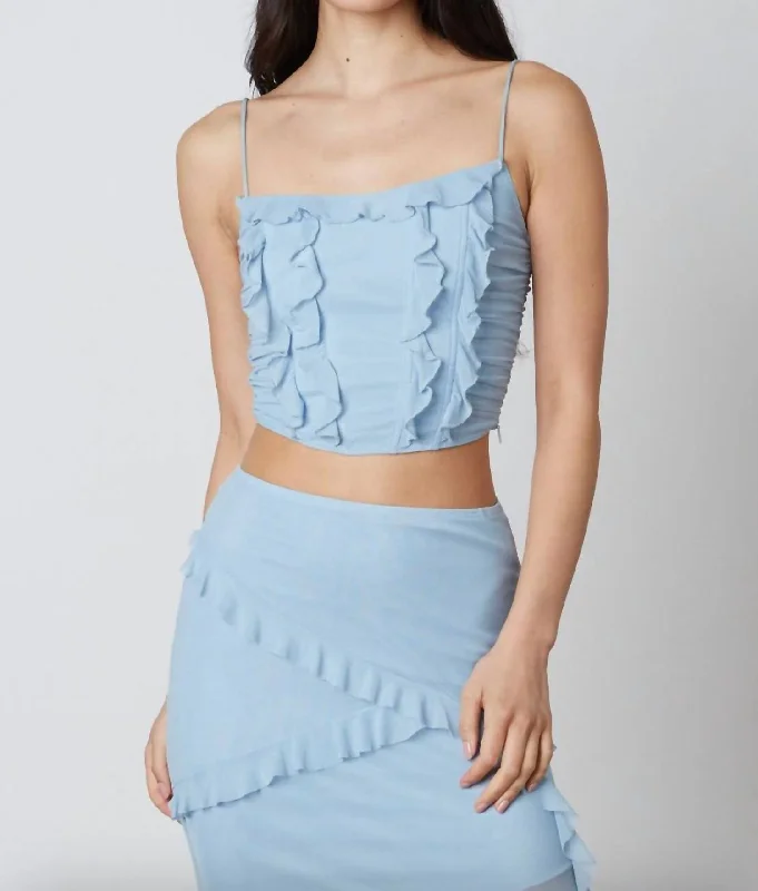Clothes Woman Chloe Tank Top In Steel