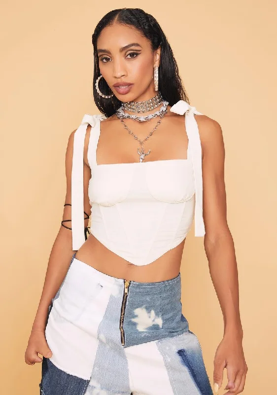 Fashion Essentials Wild Romance Corset Crop Top