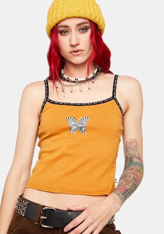 Women's Comfortable Garments Winged Ribbed Tank Top