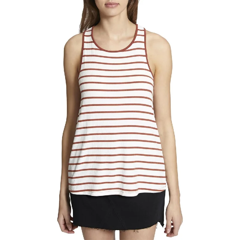 Women's Apparel Womens Stripe Twist Tank Top