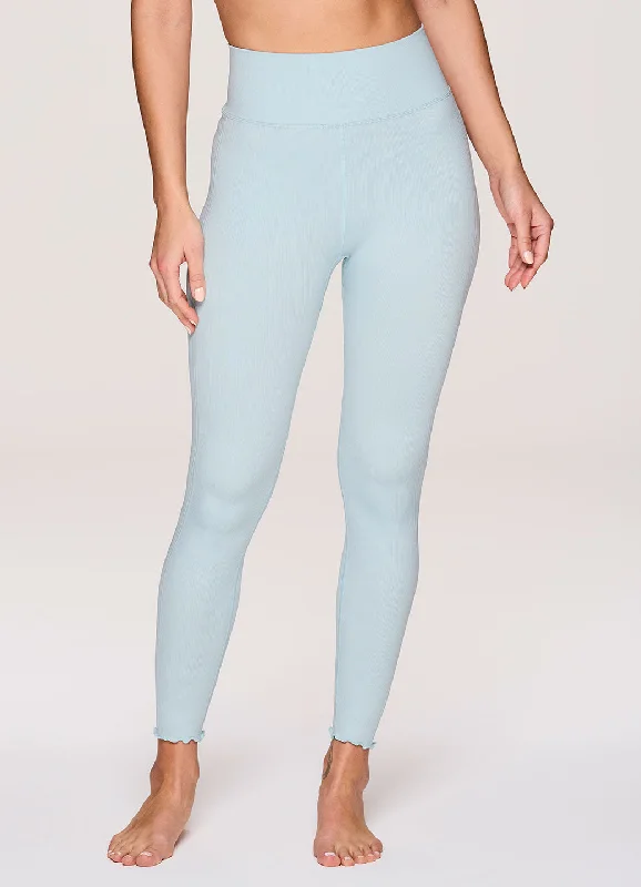 Casual Fashion Zen Ribbed Seamless 7/8 Legging