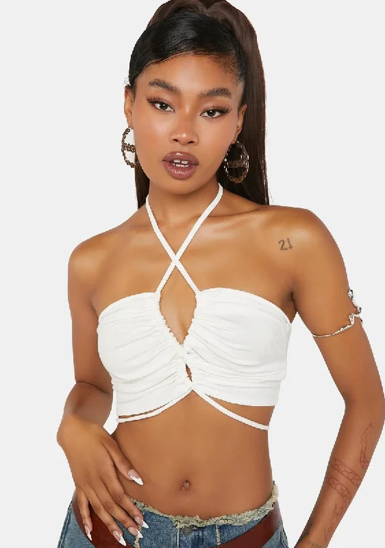 Holiday Gift Guide Sale Get With It Ruched Tank Top