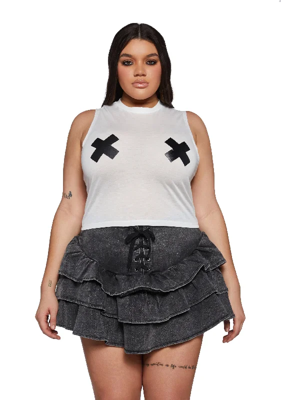 Fashion Essentials Plus X Marks The Spot Tank Top