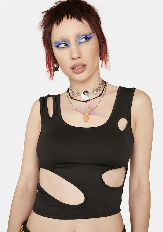 Affordable Fashion for Women Subversive Act Cut-Out Tank Top