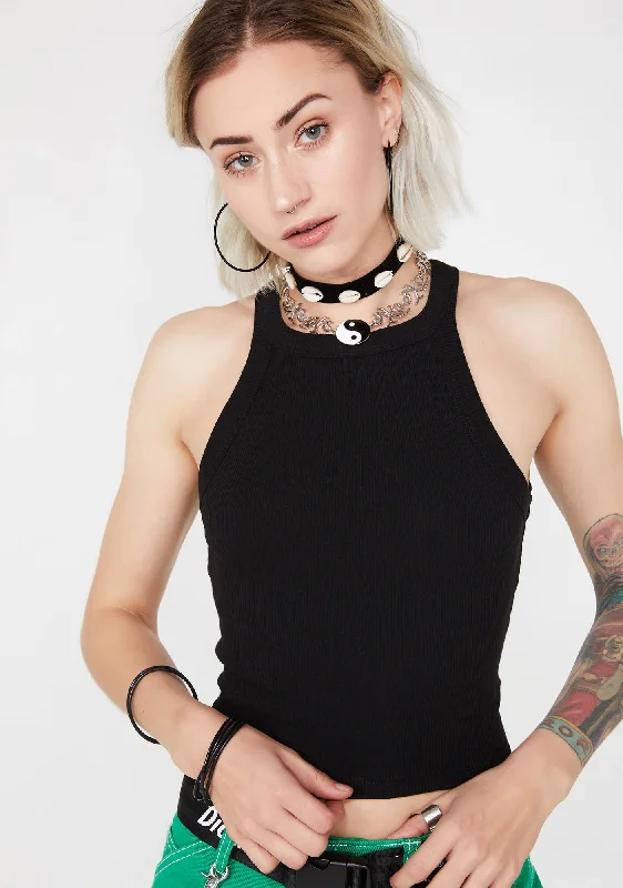 Evening Elegance Midnight Bangin' Bae Tank Top