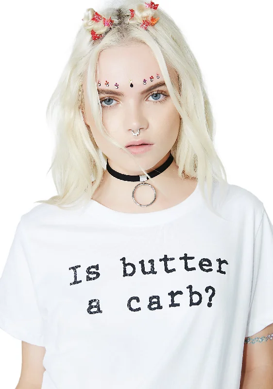 Affordable Women's Clothing Online Is Butter A Carb Graphic Tee