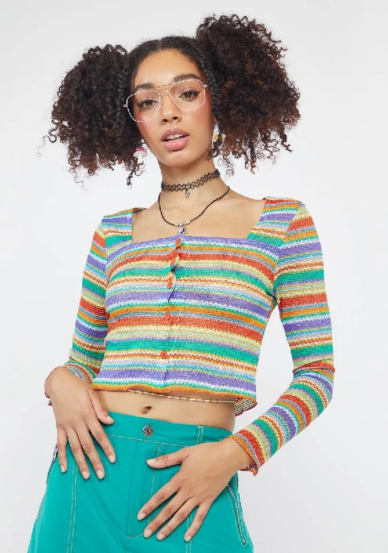 Sophisticated Outfits Golden State Of Mind Crop Top