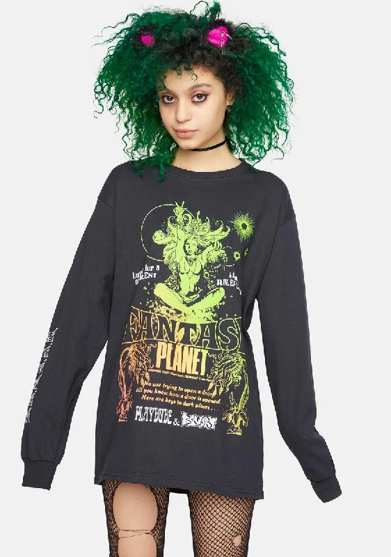 Early Bird Offer X Playdude Fantasy Planet Graphic Tee