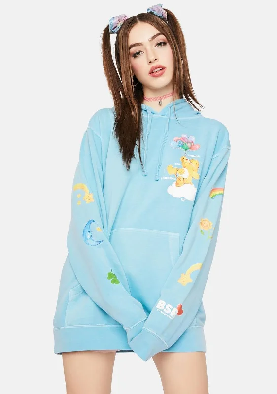 Bold and Elegant Women's Fashion Up In The Sky Graphic Hoodie