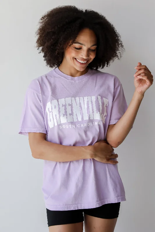 Stylish Women's Attire Lavender Greenville South Carolina Tee