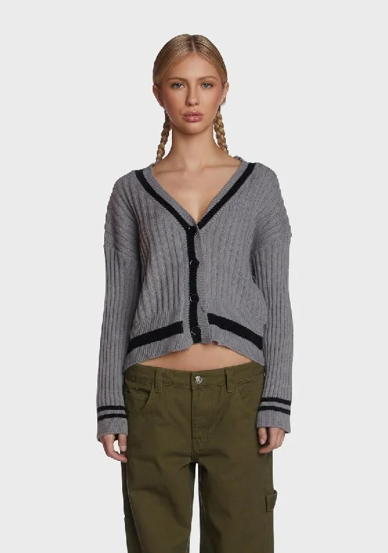 Flash Sale Or Flash Sales Misty School Daze Ribbed Cardigan