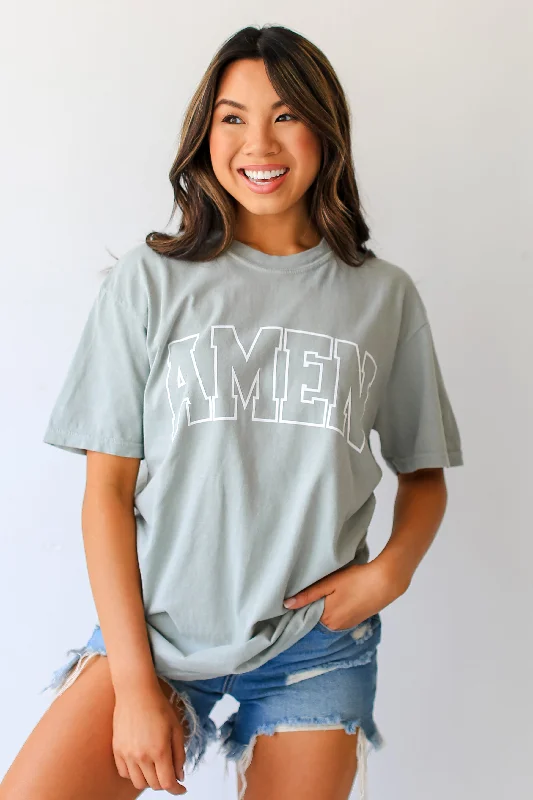 Premium Fashion Sage Amen Tee