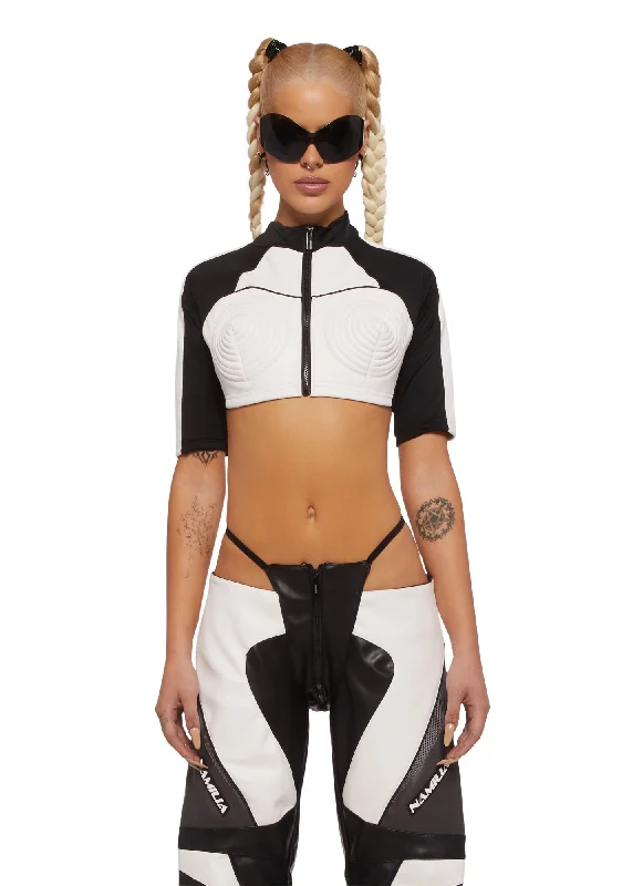 Women's Trendy Clothes Cone Corset Crop Top
