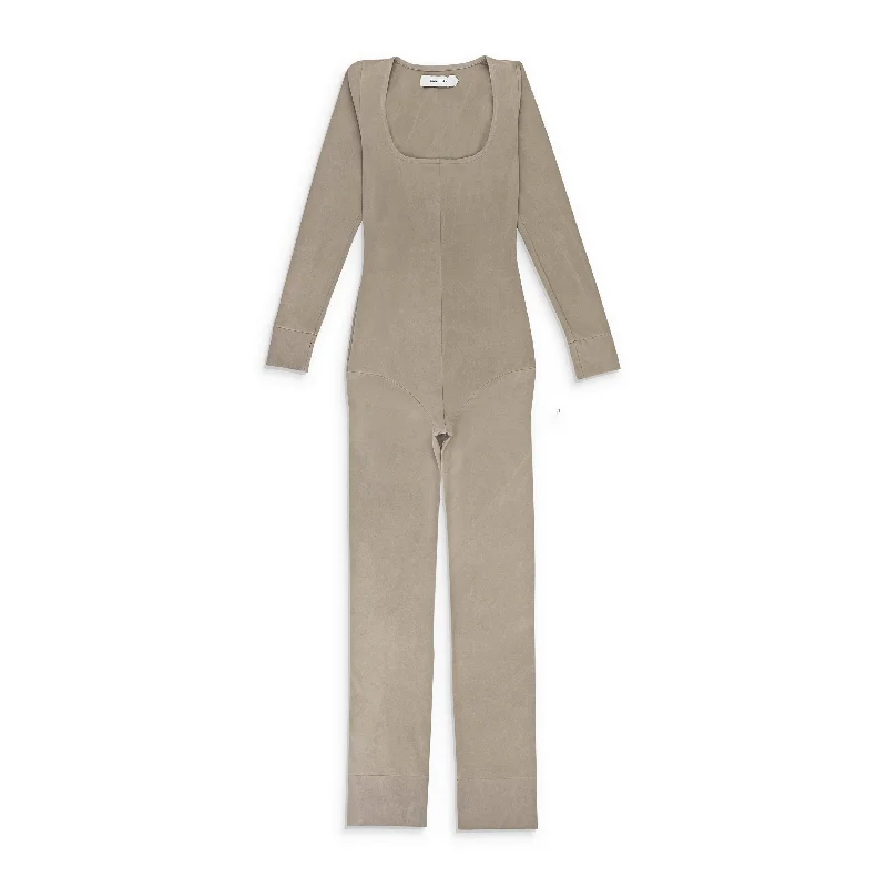Women's Seasonal Garments MUD DYED LONG MUD ECRU BODYSUIT