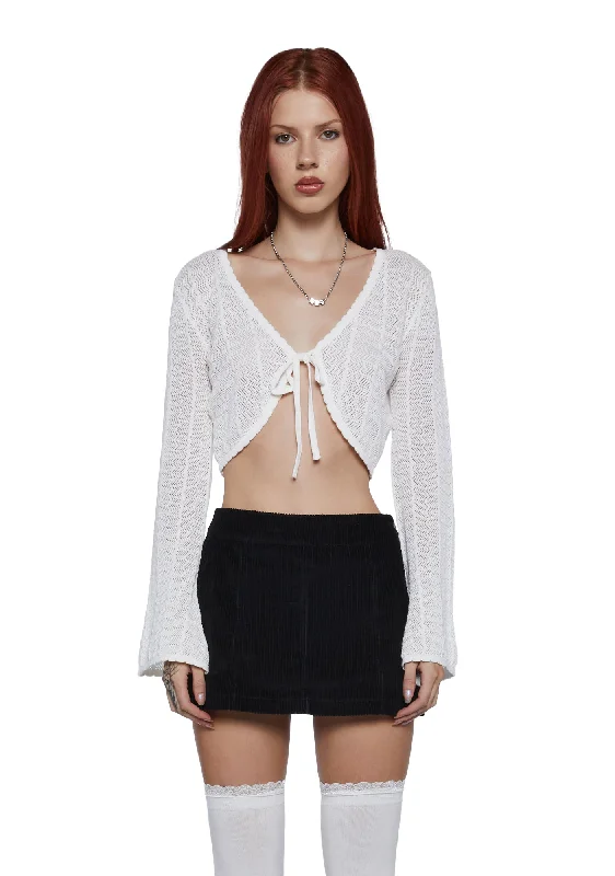 Women's Fashion Clothing Logical Ideas Cropped Cardigan