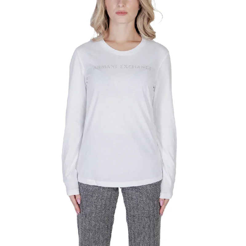Relaxed Style Armani Exchange  Cotton Tops & Women's T-Shirt