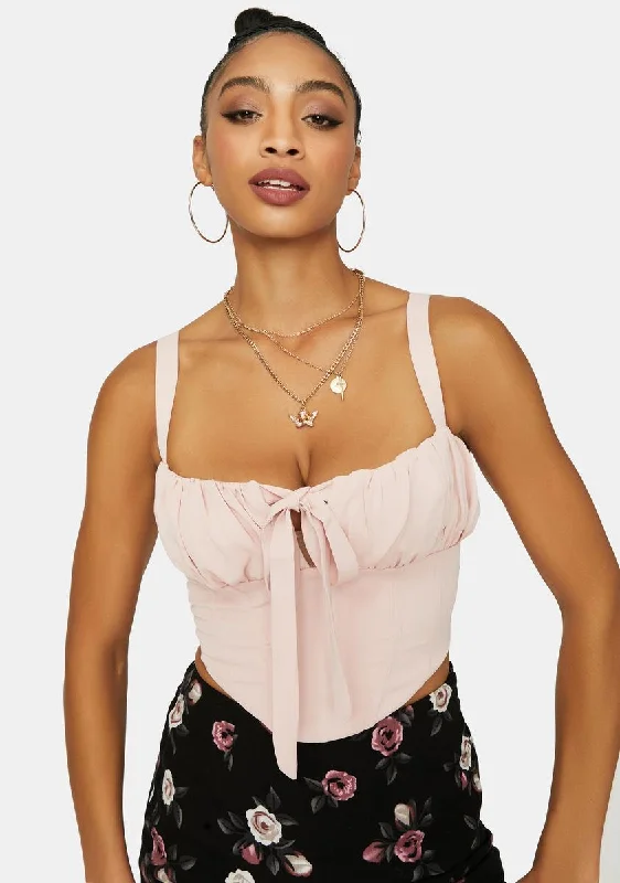 Affordable Women's Clothes Movie Magic Corset Crop Top