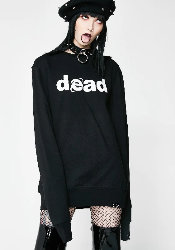 Comfortable Women's Apparel Dead Sweatshirt