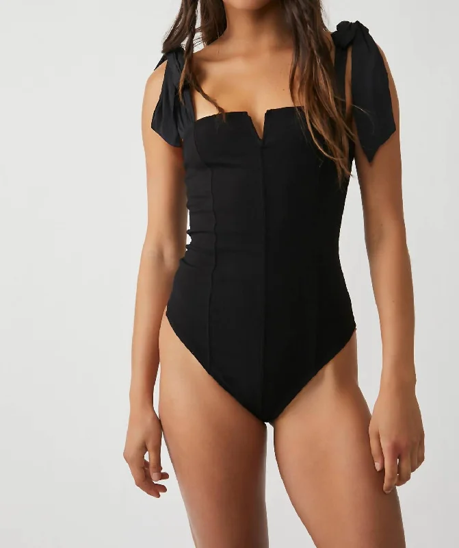 Affordable Luxury Women's Garments Lola Bodysuit In Black