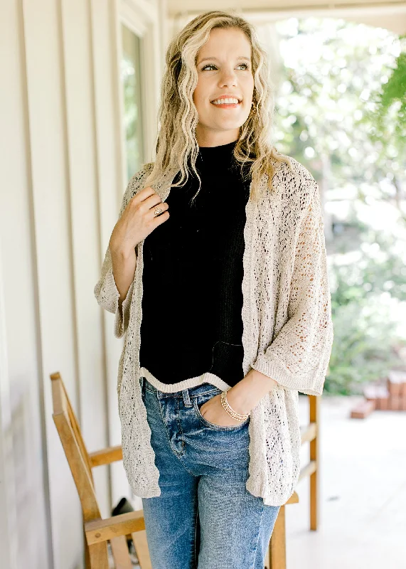 Minimalist Style Queens Lace Cardigan