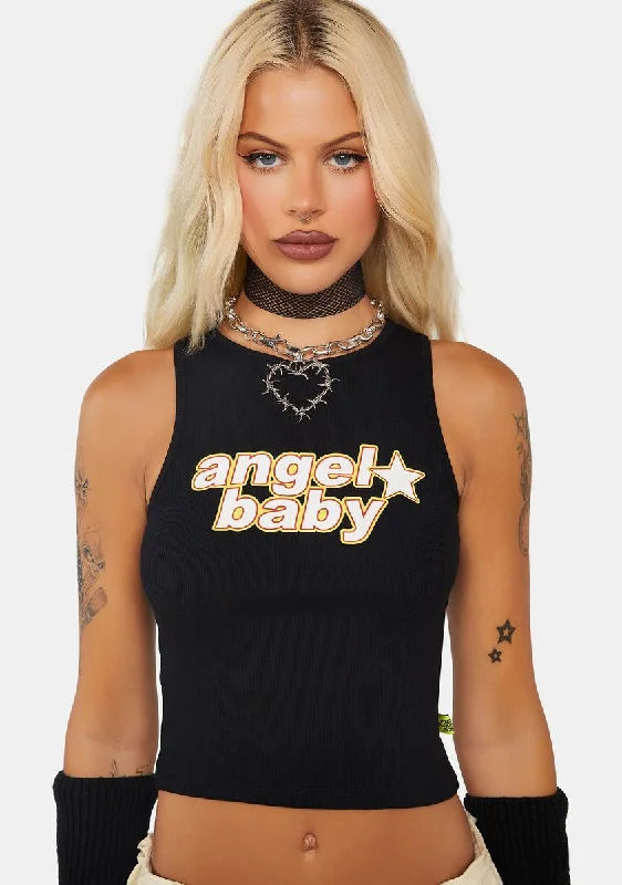 Women's Trendy Outfits Angel Baby Tank Top