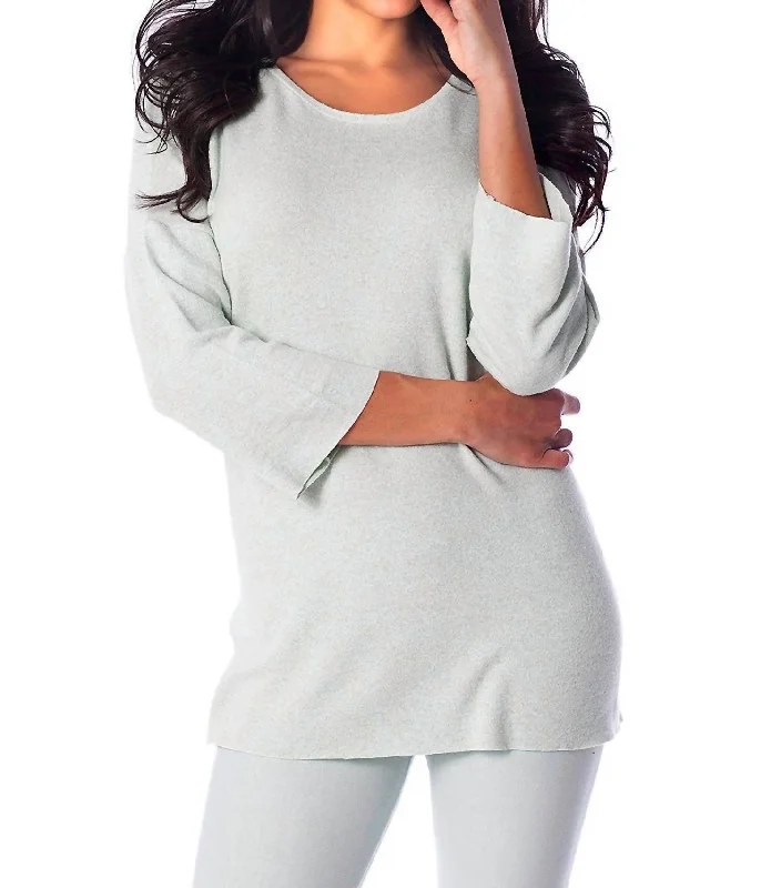 Clearance Sale Lillie Kashmira 3/4 Sleeve Tunic In Mint