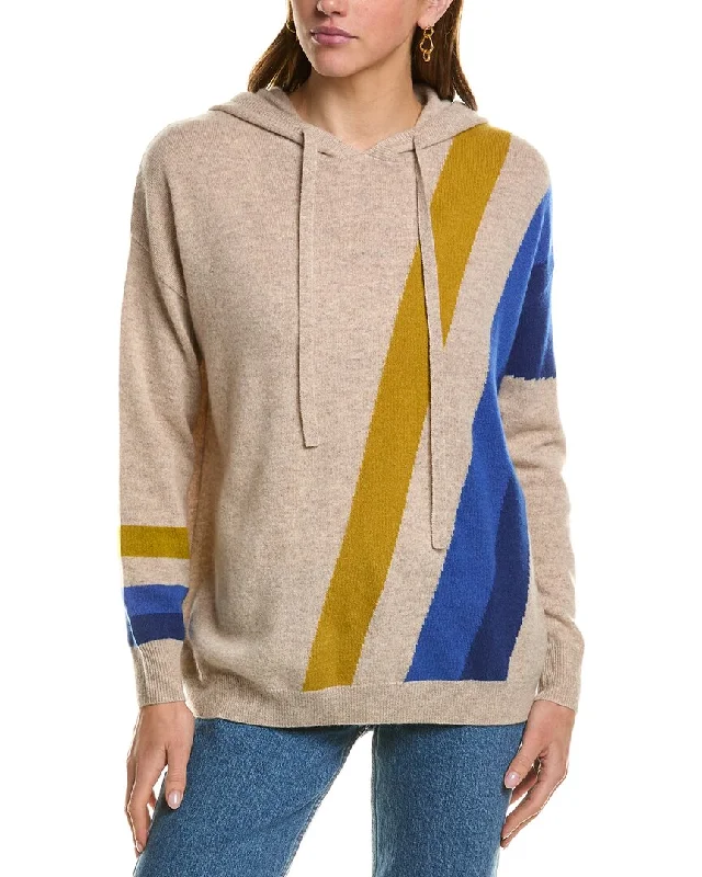 Online Boutiques Affordable Kier + J Cashmere Hoodie