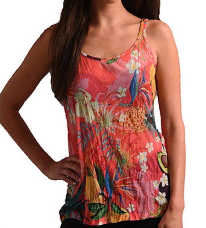 End Of Season Sale Clothing Hawaiian Escape Tank Top In Multi