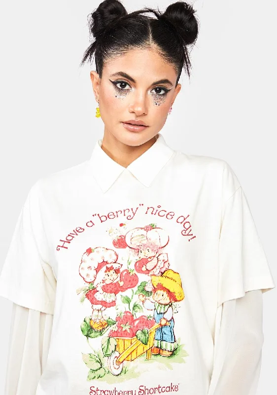 Women's Clothes Strawberry Shortcake Berry Nice Day Graphic Tee