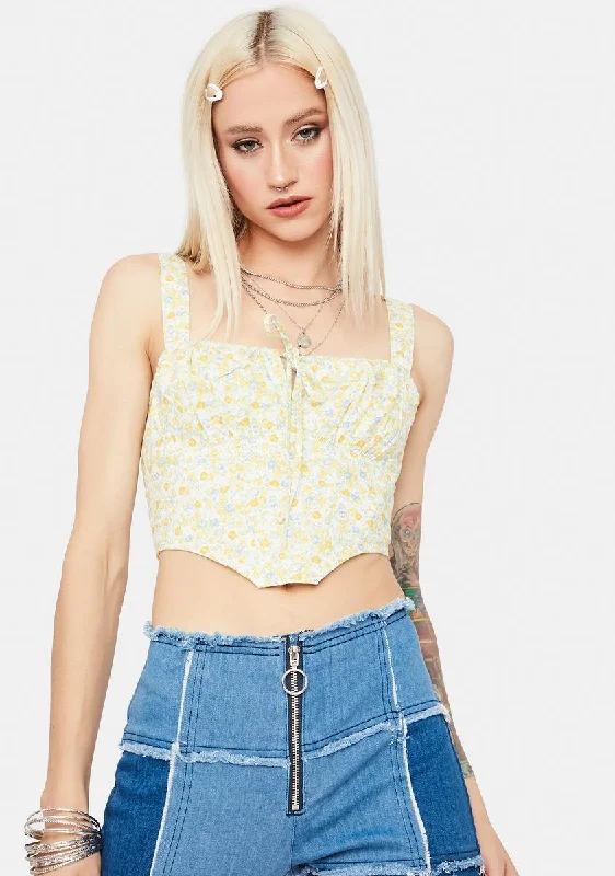 Top 10 Women's Online Clothing Stores Wishing For Summer Floral Crop Top