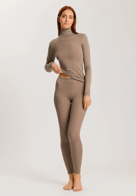 Minimalist Style Woolen Silk - Leggings