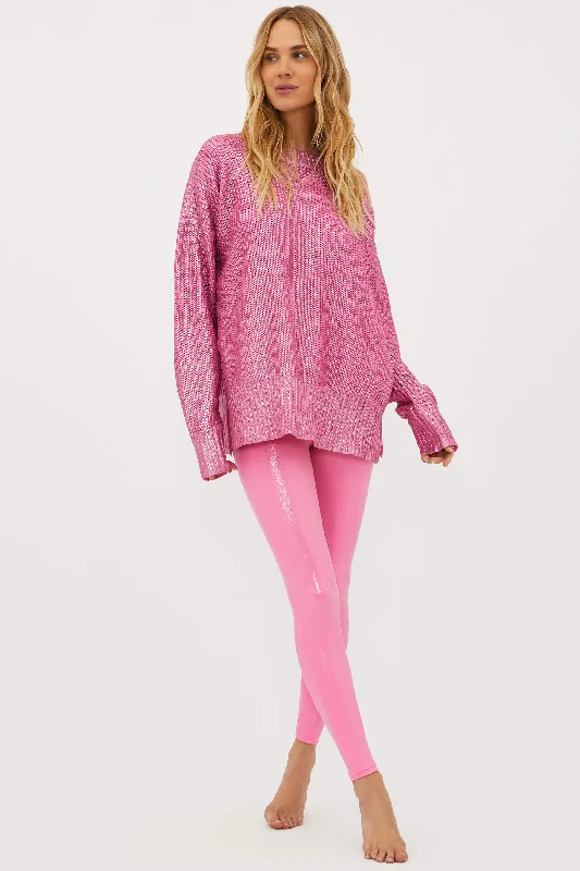 Casual Chic Piper Legging Pink Shimmer