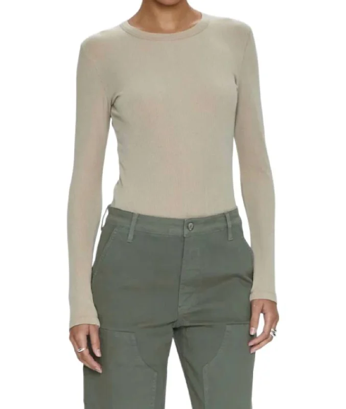 Women's Athletic Apparel Bailey Thong Bodysuit In Mink